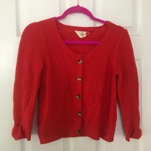 100% Cashmere Anthropologie Knit Bow Cardigan